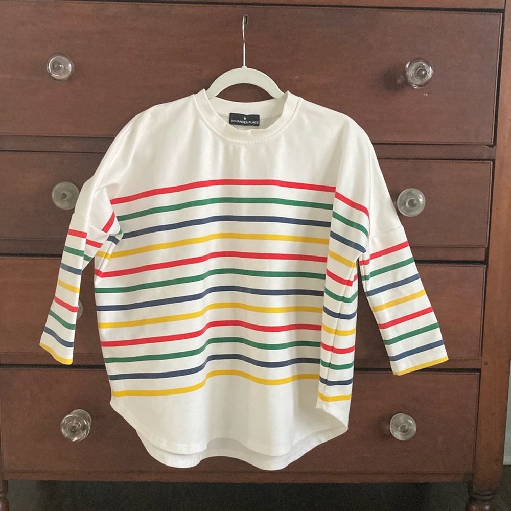 Cozy oversized drop shoulder top